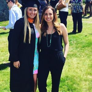 Loft M Black Jumpsuit